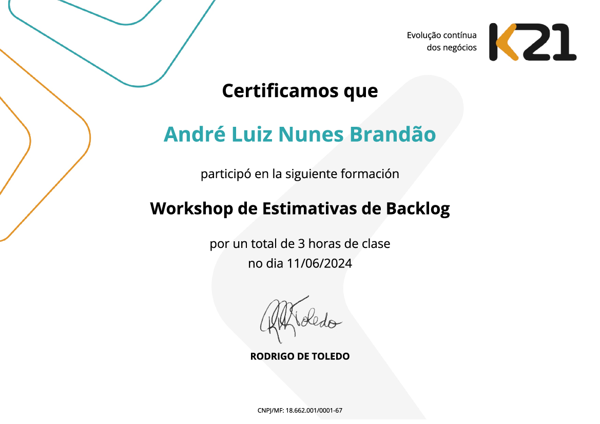 Certificado K21